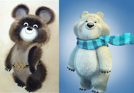 2014 Sochi Winter Olympics – “Misha” and “Lehr”